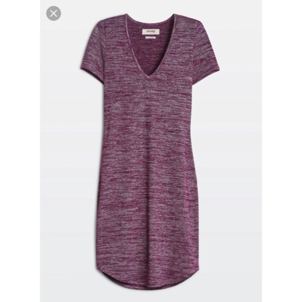 TNA Golden t shirt dress
